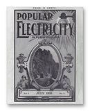 Popular Electricity 07-1908 11" x 14" Mono Tone Print (Choose Your Color)