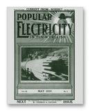 Popular Electricity 05-1910 11" x 14" Mono Tone Print (Choose Your Color)