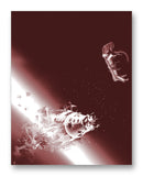 Laika Shuttle Exploration 11" x 14" Mono Tone Print (Choose Your Color)