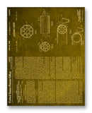 Electro Dynamic Separator Patent 11" x 14" Mono Tone Print (Choose Your Color)