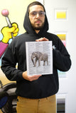 Elephant 8.5"x11" Semi Translucent Dictionary Art Print