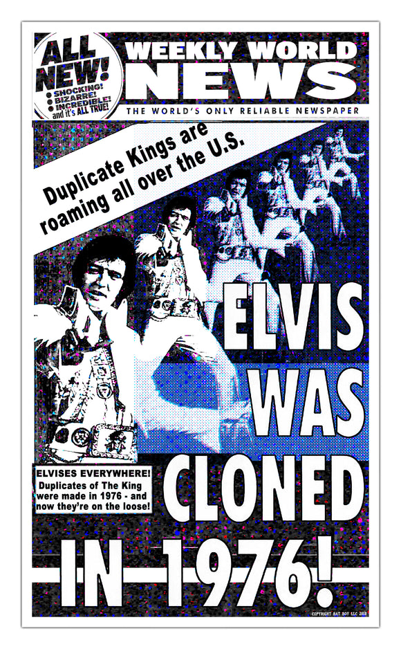 Weekly World News Elvis Cloned 1976 13