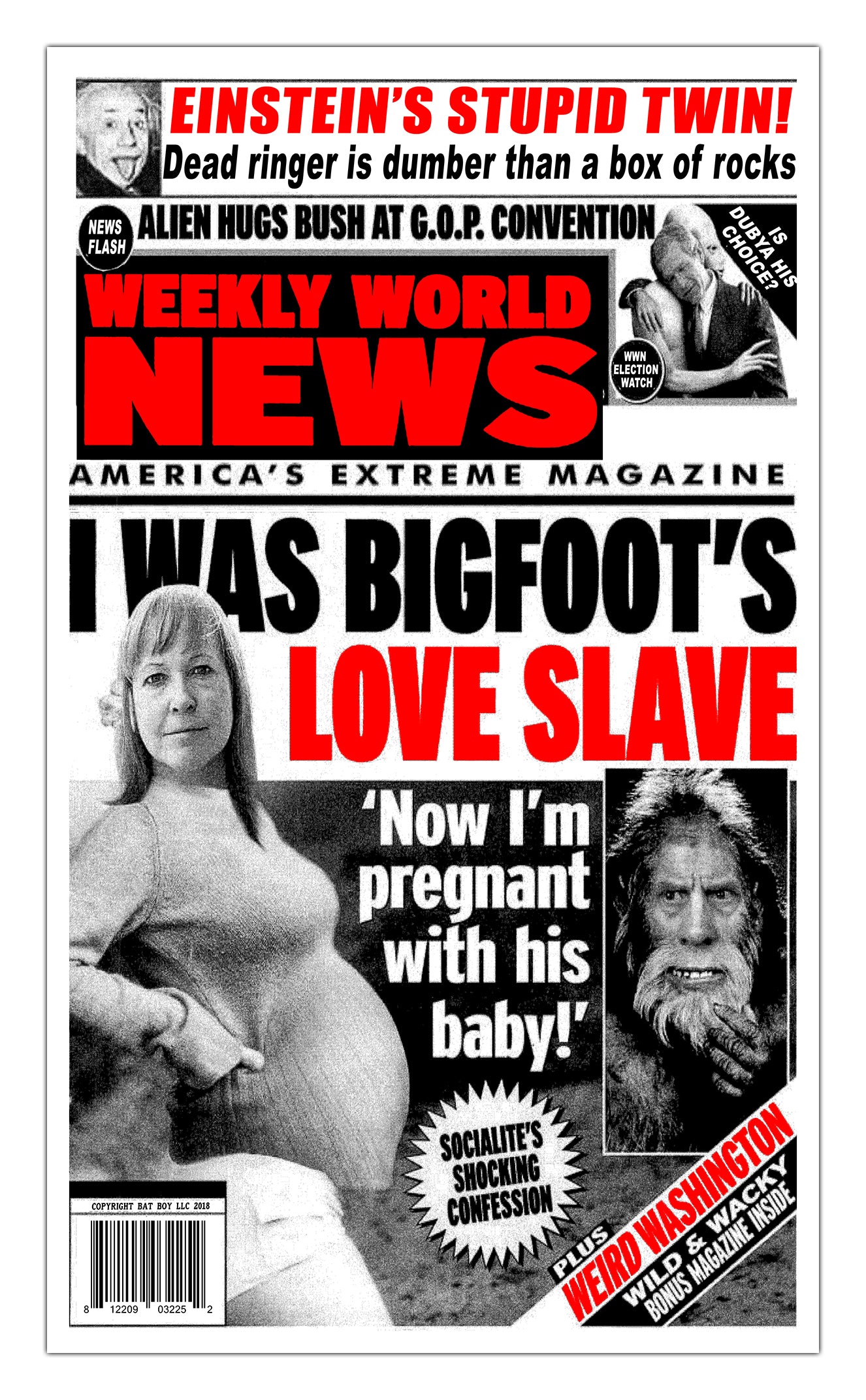 Weekly World News Bigfoot's Love Slave 13