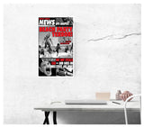 Weekly World News Beach Party Terror 13" x 22" Showprint Poster (Special Red Edition)