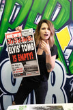 Weekly World News Elvis Tomb Empty 13" x 22" Showprint Poster